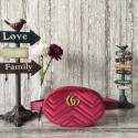 Imitation Gucci GG Marmont Velvet Belt Bag 476434 Rose HY25823RC38
