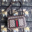 Imitation Gucci GG Supreme small shoulder bag 523354 brown HY341sJ18