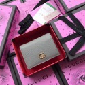 Imitation Gucci Leather card case 456126 grey HY24925EY79