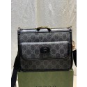 Imitation Gucci Messenger bag with Interlocking G 674164 black HY17793RC38