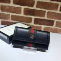 Imitation Gucci Ophidia leather wallet 523153 black HY23380Za30