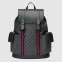 Imitation Gucci Soft GG Supreme backpack 495563 black HY15734SU87
