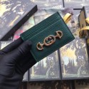 Imitation Gucci Zumi Card Holder 570679 green HY22030KV93