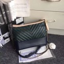 Imitation High Quality CHANEL GABRIELLE Hobo Bag A93824 green&black HY16228Bo39