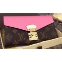 Imitation High Quality Louis Vuitton Monogram Canvas PALLAS WALLET M58414 Pink HY20863HH94