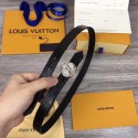 Imitation Louis Vuitton CIRCLE 20MM REVERSIBLE BELT M0053UB black HY23723Ug88