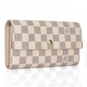 Imitation Louis Vuitton Damier Azur Canvas Sarah Wallet N61735 HY24614Fo38