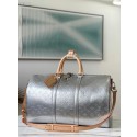 Imitation Louis Vuitton KEEPALL BANDOULIERE 50 M45886 Silver HY3340Nj42