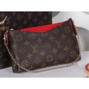 Imitation Louis Vuitton M41638 Monogram Canvas PALLAS CLUTCHES Red HY10462Oz49