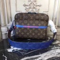 Imitation Louis Vuitton Monogram Canvas MESSNGER Bag 43845 Brown HY26278Ug88