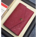 Imitation Louis Vuitton Monogram Empreinte COMPACT CURIEUSE WALLET M60568 Purple HY23237Oz49