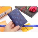 Imitation Louis Vuitton Monogram Ink Card Purse 62219 blue HY8263Xr29