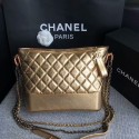 Imitation Top Chanel Gabrielle Shoulder Bag Original Calfskin Leather A93842 Gold HY8802tr16