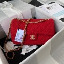Imitation Top CHANEL MEDIUM FLAP BAG AS2820 red HY11722tr16