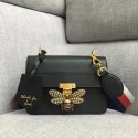 Imitation Top Gucci Queen Margaret small shoulder bag 476542 black HY6977tr16