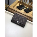 Imitation Top Louis Vuitton Monogram Canvas Original leather Wallet 64587 black HY13182tr16