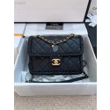Knockoff AAAAA Chanel Classic Flap Shoulder Bag Original Sheepskin leather AS6075 black HY729Jc39