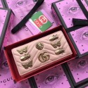 Knockoff AAAAA Gucci GG Marmont Continental Wallet A443436 Pink HY17154Jc39