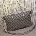 Knockoff AAAAA Gucci GG Supreme Canvas Tote Bag 353440 Pink HY2919Jc39