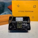 Knockoff AAAAA Louis Vuitton MINI CHAIN bag M90445 black HY3284Jc39