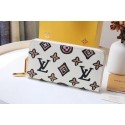 Knockoff AAAAA Louis Vuitton ZIPPY WALLET M80683 Beige HY3649Jc39