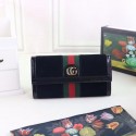 Knockoff Best Gucci Ophidia continental wallet 523153 black HY25466sm35