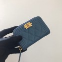 Knockoff BOY CHANEL Coin Purse A80602 blue HY2993cS18