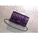 Knockoff Chanel 2.55 Series Flap Bag Fetal Cowhide Leather CF0932 Purple HY838ch31