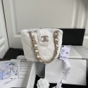 Knockoff Chanel bucket bag AS2257 white HY4820Bt18