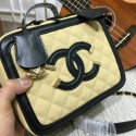 Knockoff Chanel Calfskin Leather Mini Shoulder Bag 6070 Camel HY15038cS18