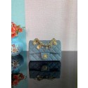 Knockoff Chanel Classic Flap Shoulder Bag Original Sheepskin leather AS2326 blue HY25618JF45