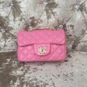 Knockoff Chanel Classic MINI Flap Bag Sheepskin Leather A1115 Pink HY15977yK94