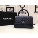 Knockoff Chanel Classic Red Top Handle Bag Royal Original Leather A92991 Silver HY21930Lg61