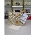 Knockoff Chanel Flap Lambskin Shoulder Bag A01115 gold HY10502yK94