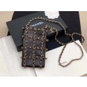 Knockoff Chanel Lambskin AS1382 black HY16103WW40