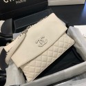 Knockoff Chanel Lambskin flap bag 8095 white HY7373cS18