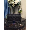 Knockoff Chanel Le Boy Flap Shoulder Bag Sheepskin Leather D67086 Black HY22132yN38
