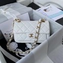Knockoff Chanel leather Shoulder Bag AS2798 white HY14310Bt18