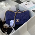 Knockoff CHANEL MEDIUM FLAP BAG AS2820 blue HY12277yN38