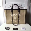 Knockoff Chanel Medium Original Canvas Leather Tote Shopping Bag 66941I HY24850Lg61