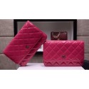 Knockoff Chanel mini Flap Bag Patent Leather A33814C Rose HY6645Bt18