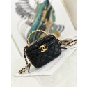 Knockoff Chanel mini Shoulder Bag Lambskin & Gold-Tone Metal AS2178 black HY11748JF45