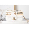 Knockoff Chanel SMALL FLAP BAG AS2979 white HY4834tp21