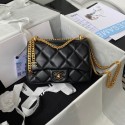 Knockoff Chanel SMALL Lambskin FLAP BAG AS1792 black HY13649vf92