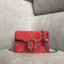 Knockoff Gucci Dionysus GG velvet super mini bag 476432 red HY3693WW40
