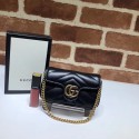 Knockoff Gucci GG Marmont super Clutch bag 575161 black HY15073ch31