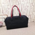 Knockoff Gucci GG Supreme canvas Travelling bag 146310 black HY4646tU76