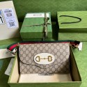 Knockoff Gucci Horsebit 1955 small bag 677286 white HY19627yK94