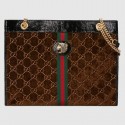 Knockoff Gucci Rajah large tote 537219 Brown HY8904vf92
