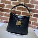 Knockoff Gucci Small GG shoulder bag 675788 black HY24530Bt18
